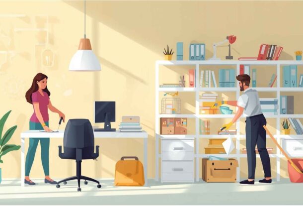 Cum se menține biroul curat